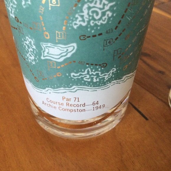 2 Vintage Golf Course Cocktail Glasses Vintage PGA memorabilia Cera Sports - Picture 5 of 6